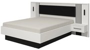 Posteľ  So skrinkami Ascalon 160 Biela 11013849
