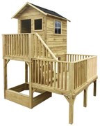 Detský domček Hubert 176x227x273 cm