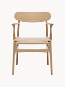 Drevená stolička's opierkami CH26