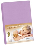 Bellatex jersey prestieradlo s elastanom fialová, 120 x 200 cm