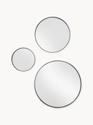 Súprava okrúhlych nástenných zrkadiel Lacie, 3 ks