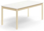 Stôl DECIBEL, 1600x800x720 mm, akustický HPL, breza/biela
