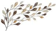 Bielo-hnedá nástenná dekorácia Mauro Ferretti Ramo, šírka 115,5 cm