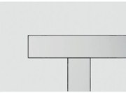 Tlačidlo Los alpská biela/lesklý chróm 16.733.00.0014