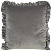 DEKORAČNÁ OBLIEČKA NA VANKÚŠ VELVET25 45X45 CM STRIEBORNÁ