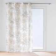 Záclona v béžovej a zlatej farbe 135x240 cm Vayana – douceur d'intérieur