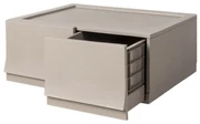 Modulárny úložný box Wave twin Wood bez koliesok 54,6 x 43,4 x 22 cm, široký - 2 zásuvky