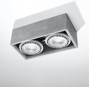 Stropná lampa Flynn 2 betón