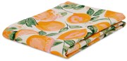 Umývateľný obrus, cca 90 x 90 cm, oranžový