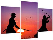 Obraz - Samuraji (90x60 cm)