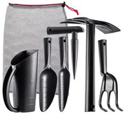 Súprava záhradného náradia, antracit, 6-dielna RESPANA