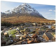 Obraz - Hora s riekou (90x60 cm)