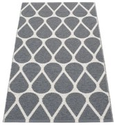 Tmavosivý vnútorný a vonkajší koberec 70x140 cm Otis Granit – Pappelina