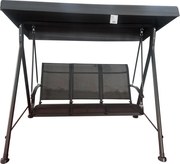 HOLLYWOOD II záhradná hojdačka kovová šedá