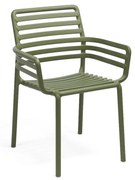 DOGA ARMCHAIR záhradná stolička s podrúčkami agave