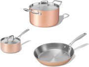 Elmich Sada medeného riadu Tria Copper 3 ks, 1 a 2 hrniec