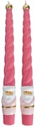 TWISTED Sada sviečok Santa 2 ks 27 cm - ružová