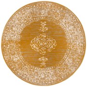 Žltý/oranžový okrúhly koberec ø 160 cm Méridional - Hanse Home