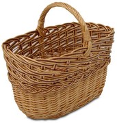 Nákupný kôš prútený Dame III.š. 43 x hl. 26 x v. 25/36(cm)
