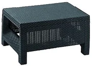 Deokork Záhradný ratanový stolík CORFU (antracit)