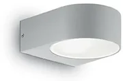 Vonkajšie nástenné svietidlo IDEAL LUX Iko AP1 Grigio 092218