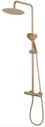 Sprchová termostatická sada  Vincent Zlatá brúsená Rea P6602