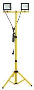 LED Reflektor so stojanom TIGRA 2xLED/50W/230V 4000K IP54 čierna/žltá