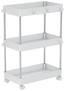 Tempo Kondela Pojazdný regál biela, ALIOL TYP 1, Biela