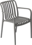 Garden Line ZÁHRADNÁ STOLIČKA 45,5 x 57 x 45 / 81 CM ŠEDÁ *8663