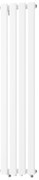 Gamma Vertical, vykurovacie teleso 296x1400 mm, 458 W, biela matná, GMA-VERT-1400296-WH