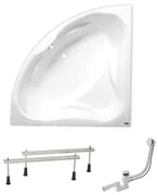 Rohová vaňa Laguna Royale 150x150 cm akrylát ľavá aj pravá SIKORO1500AN