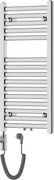 Mexen Hades, elektrické vykurovacie teleso 800 x 400 mm, 300 W, chrómová, W104-0800-400-2300-01