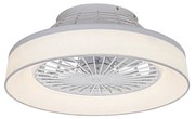 Stropný ventilátor biely 47 cm vrátane LED stmievateľný s diaľkovým ovládaním - Emily