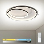 Brilagi - LED stmievateľné stropné svietidlo FLARE LED/38W/230V 3000-6000K + diaľkové ovládanie