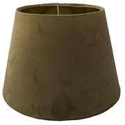 Zlato hnedé zamatové tienidlo Dia - 18 * 25 * 16cm