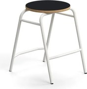 Stolička ALTUS, výška 510 mm, biela/antracit