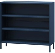 Kovový regál nízky Luca Modern Dark Blue