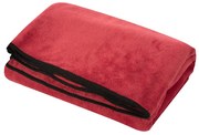 RÝCHLOSCHNÚCA PLÁŽOVÁ OSUŠKA Z MIKROVLÁKNA IGA 80X160 CM ČERVENÁ