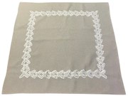 Vyšívaný obrus Butterfly 85x85 cm TiaHome