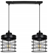 Závesné svietidlo Rasti, 2x drôtené tienidlo (výber z 2 farieb)