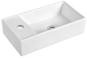 Mereo Mereo, Umývadlo na nábytok bez prepadu, 410x225x95 mm, obdĺžnikové, keramické, MER-UC412210