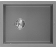 Mexen Pedro granitový jednokomorový drez 560 x 460 mm, šedá - 6508561000-71