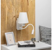 Brilagi - LED Nástenná lampa NUBILA 1xE27/25W/230V + LED/3W biela