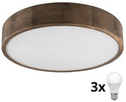 Brilagi - LED Stropné svietidlo CARVALHO 3xE27/60W/230V dub orech pr. 47 cm BG0853