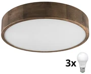 Brilagi - LED Stropné svietidlo CARVALHO 3xE27/60W/230V dub orech pr. 47 cm BG0853