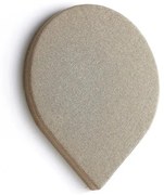 Akustický panel POLY, tvar kvapky, 725x600x56 mm, nástenný, béžová