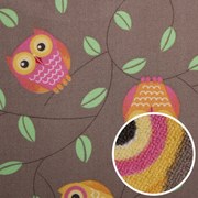 AladinWorld Expres, Detský metrážny koberec Little Owls, na mieru, šíře 4m, hnedá, filc, detská izba