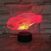 3Dmix 3DL-WD049 – 3D LED nočná lampa - Auto (Wood)