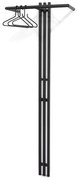 Čierny kovový nástenný vešiak 65 cm Senza – Spinder Design