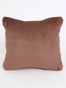 Obliečka na vankúš mikroplyš 40 × 40 cm – Laura mocha mousse